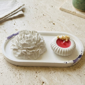 stone aroma + candle set