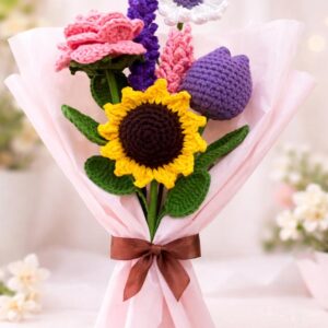 The Eternal Meadow Crochet Bouquet