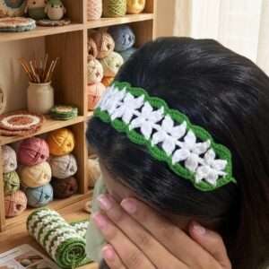 Crochet Hair Band & Tie-Back