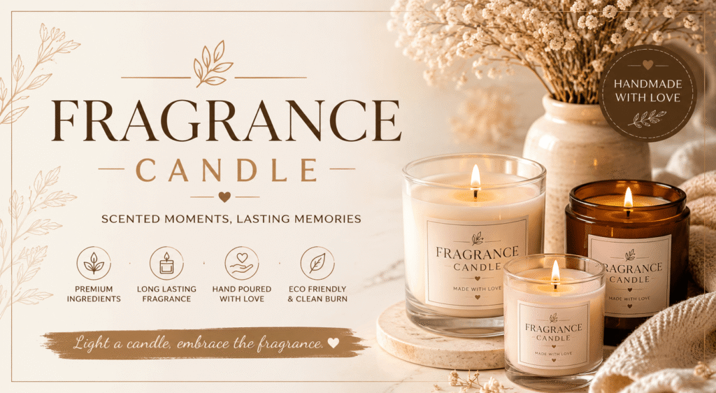 candle shop uae poster