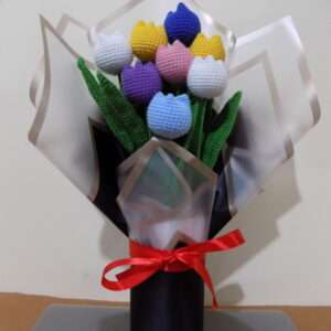 Tulip flower bouquet