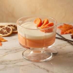 Sparkling Citrus & Cream Layered Glass Candle