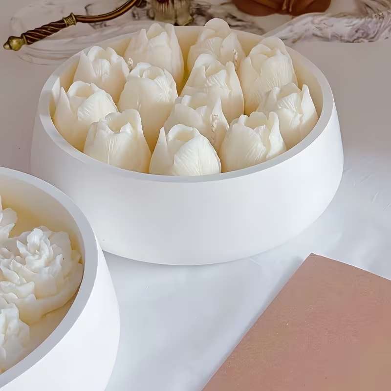 Tulip Symphony Candle